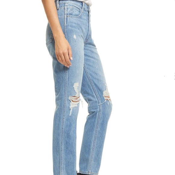 NWT $359 SLVRLAKE Women's Virginia High Waist Slim Straight Leg Jeans -size 29! - Picture 3 of 6